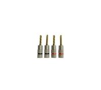Enova Hifi Lot de 4 fiches banane FBAB 200 LUXE