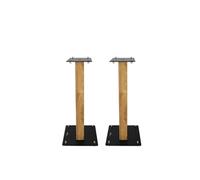 Pieds d'enceintes Enova Hifi Majesty 60 Noir et Bois vendus par paire