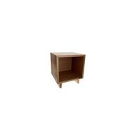 Enova HiFi Meuble HiFi Vinyle Lover Cube Bois 450x500x400 mm Contemporain