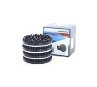 Pack de 4 Absorbeurs anti-vibrations Enova Hifi Turn PAD 10 pour platine vinyle et enceintes Hi-Fi Noir Vinyle