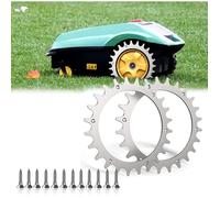 Enowelir Convient pour Bosch Indego XS 300, S500, S+500, robot tondeuse à gazon, crampons de roue de traction de 170 mm.