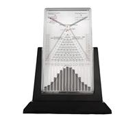 Enpvneer Planche De Galton, Modèle de démonstration de probabilité, Modèle mathématique de Distribution Normale Convient à l'enseignement des MathéMatiques et à L'Analyse Finan, Noir(Size:Grand)