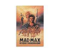 ENQIAOZHANG Affiches sur toile 60x80cm Movie Mad Max Cloth Poster Canvas Wall Art Room Pictures for Bedroom Gifts Decor Senza Cornice