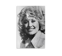 ENQIAOZHANG Art Peinture sur Toile 30x50cm Dolly Parton Art Poster e Wall Art Picture Print Modern Family Room Arredamento Senza Cornice