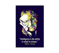 ENQIAOZHANG Art Peinture sur Toile 40x60cm con famose citazioni di Stephen Hawking Poster Canvas Wall Art Pictures for Bedroom Wall Art Gifts Decor Senza Cornice