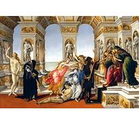 ENQIAOZHANG Impressions sur toile 60x90cm Sandro Botticelli - Calunnia di Apelle (495 Foto Poster Soggiorno Camera da letto Pittura Opera d'arte Senza Cornice
