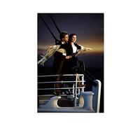 ENQIAOZHANG Peinture d'art de mur de toile 50x70cm Movie7 Classic Romantic Disaster Movie Titanic Dipinti per soggiorno Canvas Wall Art Soggiorno Poster Camera da letto Decor Painting Senza Cornice