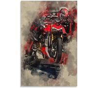 ENQIAOZHANG Peinture Impression sur Toile 60x90cm Ducati Streetfighter Tela decorativa Wall Art Soggiorno Poster Camera da letto Senza Cornice