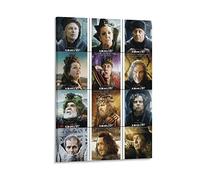 ENQIAOZHANG Tableau Toile Decoration 50x70cm Kaamelott Carta da parati Tela decorativa Arte da parete Soggiorno Poster Camera da letto Senza Cornice