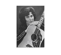 ENQIAOZHANG Toile Tableau 30x50cm Loretta Lynn Picture Print Modern Family Bedroom Decor Posters Senza Cornice