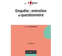 Enquête : entretien et questionnaire - 3e édition