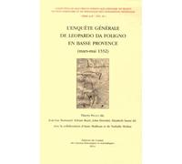 Enquête générale de Leopardo da Foligno vol 7 - Thierry Pecout - Comite Des Travaux Historiques Etscientifiques - broché - Essai