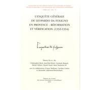 Enquête générale de Leopardo da Foligno vol8 - Thierry Pecout - Comite Des Travaux Historiques Etscientifiques - broché - Essai