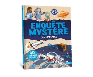 Enquête mystère - Dans l'espace - Maud Lienard - Deux Coqs D'or - cartonné - Livre-jeu