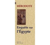 Enquête sur l'Egypte (Histoire, livre 2) - Hérodote - Paleo Eds - broché - Etude