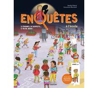 Enquêtes à l'école 12 énigmes, 20 suspects... À toi de jouer ! - Crescence Bouvarel - Flammarion Jeunesse Pere Castor - cartonné - Livre-jeu