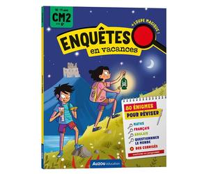 Enquêtes en vacances - Du CM2 à la 6e - 2026 - Elsa Vallée - Auzou Philippe Eds - broché - Scolaire / Universitaire