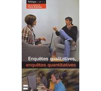 Enquêtes qualitatives, enquêtes quantitatives
