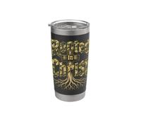 ENRACINÉ DANS LE CHRIST Christian Camo Gobelet isotherme en acier inoxydable double paroi