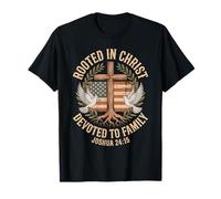 Enraciné dans Le Christ dévoué à la Famille (Josué 24, 15) T-Shirt