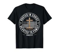 Enraciné dans Le Christ dévoué à la Famille (Josué 24, 15) T-Shirt