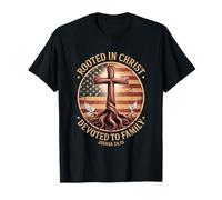 Enraciné dans Le Christ dévoué à la Famille (Josué 24, 15) T-Shirt