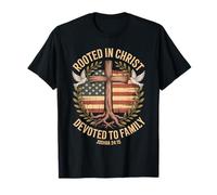 Enraciné dans Le Christ dévoué à la Famille (Josué 24, 15) T-Shirt