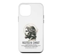Enraciné dans Le Christ Jésus, Verset biblique chrétien Colossiens Coque pour iPhone 12 Mini