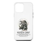 Enraciné dans Le Christ Jésus, Verset biblique chrétien Colossiens Coque pour iPhone 12 Pro Max