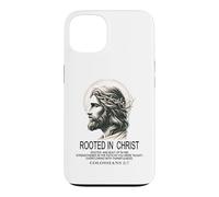 Enraciné dans Le Christ Jésus, Verset biblique chrétien Colossiens Coque pour iPhone 13