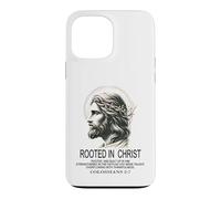 Enraciné dans Le Christ Jésus, Verset biblique chrétien Colossiens Coque pour iPhone 13 Pro Max