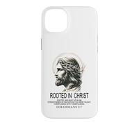 Enraciné dans Le Christ Jésus, Verset biblique chrétien Colossiens Coque pour iPhone 14 Plus