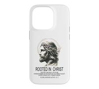Enraciné dans Le Christ Jésus, Verset biblique chrétien Colossiens Coque pour iPhone 14 Pro