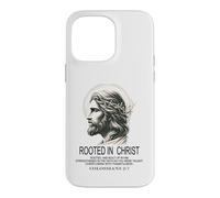 Enraciné dans Le Christ Jésus, Verset biblique chrétien Colossiens Coque pour iPhone 14 Pro Max