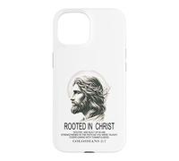 Enraciné dans Le Christ Jésus, Verset biblique chrétien Colossiens Coque pour iPhone 15