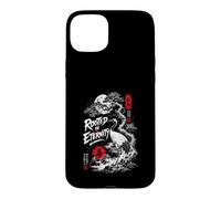 Enraciné dans l'éternité, la Grue Japonaise Moon Spirit Coque pour iPhone 15 Plus