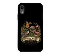 Enraciné pour Faune Plantes Indigènes Jardin Pollinisateur Coque pour iPhone XR
