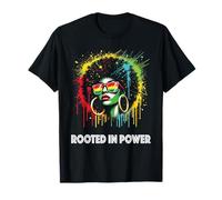 Enracinées dans le pouvoir, autonomiser les femmes LGBT noires, queer, afro pride T-Shirt