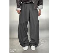 ENRAGE Pantalon à pince 'PLEATED' gris foncé, Taille 38