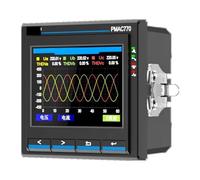 Enregistrement d'analyse harmonique d'analyseur de qualité de puissance triphasé avec panneau LCD