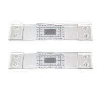 Enregistrement de surveillances des fissures, moniteur de fissures standard pour le témoin standard et d'angle, outil de mesure des fissures pour surveiller la déformation des murs et les fissures.