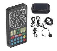 Enregistrement des Mini Cartes, Lumières LED Colorées 8 Sons Différents Utilisent la Boîte de Vitesses Vocale pour 450 MAh avec Un Câble de Charge USB pour Le Jeu (Version
