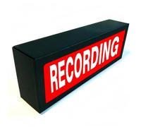 Enregistrement RGB LED Neon box avec Remote wall mounted Pulse Studio Logo avertissement film bibliothèque café entreprise familiale mur de bureau