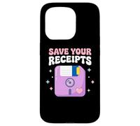 Enregistrer Vos reçus Saison fiscale Comptable de dépôt Financier Coque pour iPhone 15 Pro