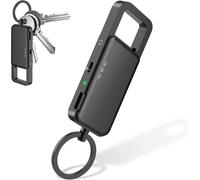 Enregistreur À Commande Vocale Avec Lecture-Enregistreur Vocal One Click Avec Lecteur Mp3 Type-C Pour Conférences,Interviews,Réunions,Cours,Porte-Clés 64 Go