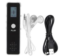 Enregistreur audio HD avec réduction automatique du bruit, longue autonomie, enregistreur à activation vocale avec lecture MP3, bonne qualité.