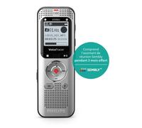 Enregistreur audio Philips VoiceTracer DVT2016 8 Go Aluminium Argent