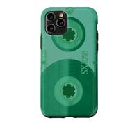 Enregistreur Cassette Vert rétro Vintage années 80 90 Coque pour iPhone 11 Pro