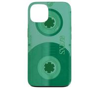 Enregistreur Cassette Vert rétro Vintage années 80 90 Coque pour iPhone 13