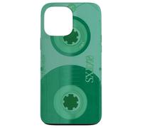 Enregistreur Cassette Vert rétro Vintage années 80 90 Coque pour iPhone 13 Pro Max